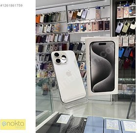Resim Apple iPhone 15 Pro İkinci El TR | 128 GB | Beyaz 