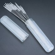 Resim Ekstra uzun pipet temizleme fırçası seti, dayanıklı plastik, şarj gerektirmez, yüksek verimli temizlik - bardaklar, bebek şişeleri, camlar, su matarası ve tüpler için uygundur. Pipet temizleyici, mükemmel Noel hediyesi, tekrar kullanılabilir 