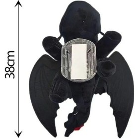 Resim Beyaz 35cm Uçan Ejderha Araç Dekoru, Tavan Ve Kask Süslemesi, Yüksek Kalite Peluş Aksesuar, Hareketli Kanatlar 