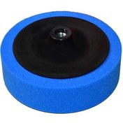Resim Pasta Süngeri Sert 150mm M14 Somunlu Mavi Carwel 
