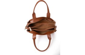 Resim Byz - 400 TABA KADIN ÇANTASI ASTARSIZ ORTA BÖLME FERMUARLI SUNİ DERİ 34X24X14cm 