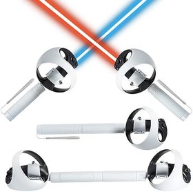 Resim Handle Attachments for PlayStation VR2 (PSVR2) Extension Grips Long Arms Compatible with PS VR 2 Controller Accessories for Gorilla Tag, Beat Saber, Supernatural Games 