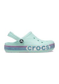 Resim 209730-4ss Crocs Bayaband Rainbow Glitter Clg K Çocuk Terlik Açık Mavi 209730-4ss Açık Mavi 