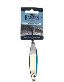 Resim Hansen Pilgrim 7.8cm 14gr Silver/Blue Lüfer-Levrek Kaşık 
