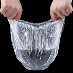 Resim Practika 100 Adet Lastikli Tazeliği Koruyan Tencere ve Tabak Bonesi Esnek Strech Kapak 