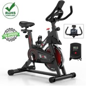 Resim Havana Spin Bike Dikey Kondisyon Bisikleti Fitness Egzersiz Ipad Tablet Standlı Rahat Koltuk Minderi 