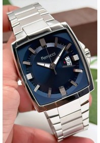 Resim Ferrucci Fc52765 Takvimli Dikdörtgen Erkek Kol Saati+bileklik 