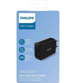 Resim Phılıps 1 Usb-A & 1 Usb-C Duvar Şarjı 
