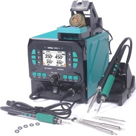 Resim Yihua 992D-II Mini Sıcak Hava Istasyonu + C210 C245 Hassas Mini Yeniden Işleme Istasyonu 