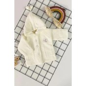 Resim Bebeciburada Triko Kız - Erkek Bebek Hırka Pamuklu Kumaş 