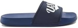Resim U.S. Polo Assn. Erkek Terlik, Lacivert, 42 Numara, Kısa Topuklu (1-4 cm), Düz Topuklu, Günlük Kullanım, Düz Desen, Dokuma Kumaş 42 EU 