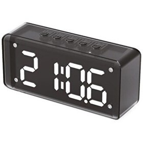 Resim Sunix 6w 1800 Mah Led Işıklı Çalar Saat Bluetooth Hoparlör Bts-240 