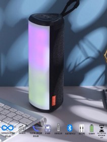 Resim Go İthalat USB/SD/FM/BLUETOOTH DESTEKLİ TAŞINABİLİR LED IŞIKLI WIRELESS HOPARLÖR-357 (4525) 