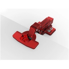 Resim Master Spectrum Renkli Menteşe Frenli Süper Deveboynu 48 Eksen Kırmızı 4 Delikli Altlık Kırmızı 