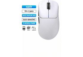 Resim Hxsj T700 Makrolu Kablosuz Oyuncu Mouse- 3 Modlu KULLANIM-500 Mah Batarya 