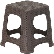 Resim Luna Galleon Design Star Rattan Küçük Tabure Kahverengi 