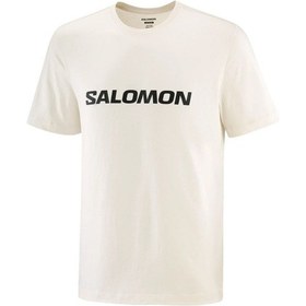 Resim Salomon Salomon Logo Ss Erkek Beyaz Tişört 17970 Beyaz 