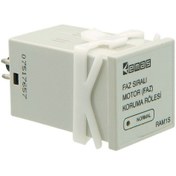 Resim EMAS Faz Sıralı Motor Koruma Rölesi 3x380 V Ac Ram1s 