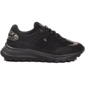 Resim AYAKMOD Siyah Bağcıklı Hafif Esnek Kadın Spor Ayakkabı Roni G 