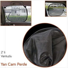 Resim Oto Perdesi Yan Cam 2 Li 440MM x 380MM - ( 44 x 38 cm ) 