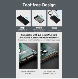 Resim Ebitda Xindoker Lenovo S-02 2.5 Usb 3.0 Hdd Kutusu - Hızlı Transfer Ve Enerji Tasarrufu 