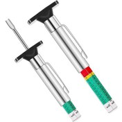 Resim Lastik Derinlik Ölçer Seti - Arabanızın Diş Derinliği İçin Doğru Ölçüm - 25 Mm/32nds, 2 Adet 