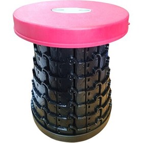 Resim Sea Horse Teleskopik Katlanabilir Akordiyon Vişne Çürüğü Kamp Taburesi 