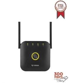 Resim Torima WR-25 Siyah Wifi Sinyal Yakınlaştırıcı Güçlendirici Router 300Mbps 