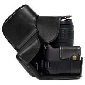 Resim MegaGear MG1137 Nikon D3400 (18-55mm) Deri Kamera Çantası 