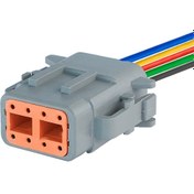 Resim DEUTSCH Dtm06-8s Erkek Konnektör 8 Pin Kablolu 
