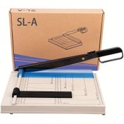 Resim Kağıt Kesici, Güvenlik Kalkanlı ve Bıçak Kilidi ile Kağıt Dilimleyici, 30.48cm Kesim Uzunluğuna Sahip 10 Sayfa Kapasiteli Guillotine Kağıt Kesici, Karton, Vinil El Sanatları ve Fotoğraf İçin Kağıt Kesiciler ve Kesiciler 