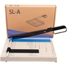 Resim Kağıt Kesici, Güvenlik Kalkanlı ve Bıçak Kilidi ile Kağıt Dilimleyici, 30.48cm Kesim Uzunluğuna Sahip 10 Sayfa Kapasiteli Guillotine Kağıt Kesici, Karton, Vinil El Sanatları ve Fotoğraf İçin Kağıt Kesiciler ve Kesiciler 