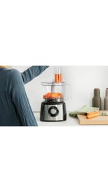 Resim Bosch 220 - 240 V Multitalent 3 Hamur Yoğurma Blender ve Öğütücü Hepsi Bir Arada 800 W Mutfak Robotu Siya 