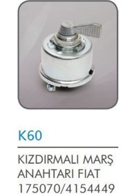 Resim Kızdırma'lı Marş Anahtarı Fıat 480 