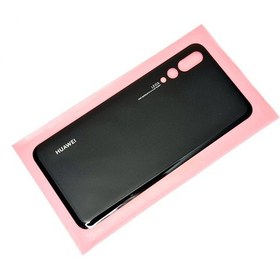 Resim Tkgz - P20 Pro Arka Pil Batarya Kapağı Cam Siyah 