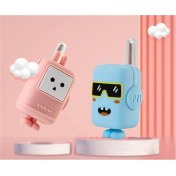Resim Binbir Göz Bilgisayar Wowkids XJ16 Rechargeable Çocuk Walkie Talkie 1 Km Pink-Blue Pmrtelsiz 