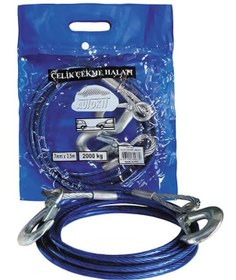 Resim Autokit Çelik Çekme Halatı 7 MM x 3.5M 2 Ton 