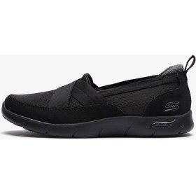 Resim Skechers Arch Fit Refine Kadın Siyah Günlük Ayakkabı 104270 Bbk 