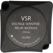 Resim Youtek 12v Otomatik Şarj Rölesi Vsr - İki Akü Yönetimi, Led Gösterge, 125a Sürekli Akım, Dayanıklı Fiberglas Kasa 