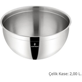Resim Sofram 18 CM Çelik Kase 2 Litre 
