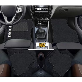 Resim Renault Modus 2010 Siyah Halı Siyah Kenar Petek Topuk 