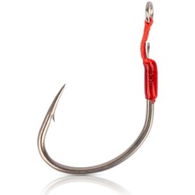 Resim Mustad Alpha Point Ruthless Short Single Asist Olta İğnesi A-assıst5 Tıtan Steel - No:2 - 2li 