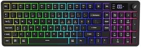 Resim Hawk Gaming HK258 Membrane LCD RGB Kablosuz/Bluetooth Full Türkçe Gaming Klavye (Siyah) 