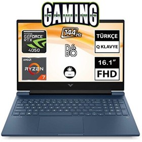 Resim HP Victus 16-S0022NT 7Z588EA07 Ryzen 7 7840HS 16.1" 64 GB RAM 1 TB SSD RTX 4050 FHD FreeDOS Gaming Laptop 