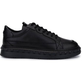 Resim Tamer Tanca Erkek Hakiki Deri Siyah Deri Sneakers & Spor Ayakkabı 352 23159 Erk Ayk Sk25-26 Sıyah Dr Siyah 