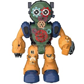 Resim Nessiworld Işıklı ve Müzikli Şeffaf Renkli Robot 
