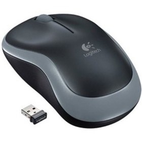 Resim AyrStore Logitech M185 910-002235 Kablosuz+USB Nano Alıcılı Siyah/Gri Mouse 