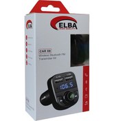 Resim Elba Car X8 2usb Wireless Bluetooth Fm Transmitter Kit 