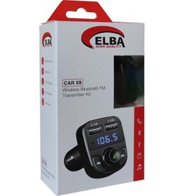 Resim Elba Car X8 2usb Wireless Bluetooth Fm Transmitter Kit 