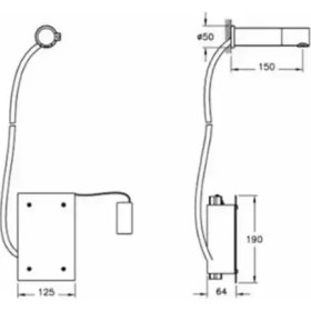 Resim Artema A47021 Aquasee Ankastre Elektrikli Fotoselli Lavabo Bataryası 